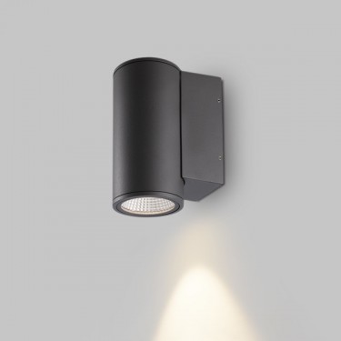 Уличный светильник LGD-FORMA-WALL-R90-12W Warm3000 (GR, 44 deg, 230V)