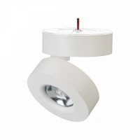 Накладной откидной светильник SP-MONA-SURFACE-R100-12W Warm3000 (WH, 24 deg)