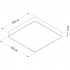 Потолочный светильник 100W 2700-7000K Scena A2669PL-1WH
