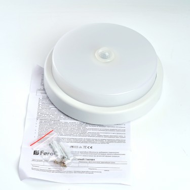 Светильник для ЖКХ с ИК-датчиком 12W 4000К IP65 Feron AL3006 48564