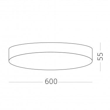 Накладной светильник 96W 4000K белый ST606.542.96