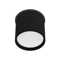 Накладной светильник SP-CYLINDO-R75-7W Warm3000 (BK, 110 deg, 230V)