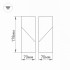 Накладной поворотный светильник SP-TWIST-SURFACE-S60x60-12W Warm3000 (WH-BK, 30 deg)