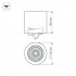 Накладной светильник SP-FOCUS-R140-30W Day White