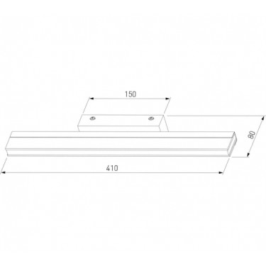 Настенный светильник Tabla LED MRL LED 1075 хром Настенный светильник Tabla LED MRL LED 1075 хром