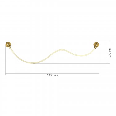 Настенный светильник из неона Marlow Led 20W 4000K SL6118.301.01 Настенный светильник из неона Marlow Led 20W 4000K SL6118.301.01