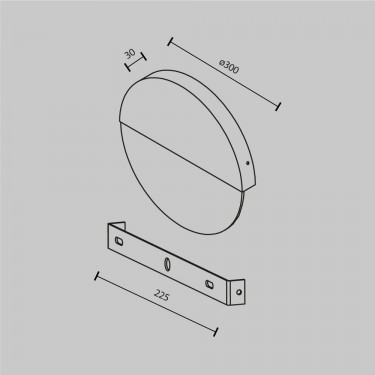 Настенный светильник Jupiter MOD320WL-L13MR3K Настенный светильник Jupiter MOD320WL-L13MR3K