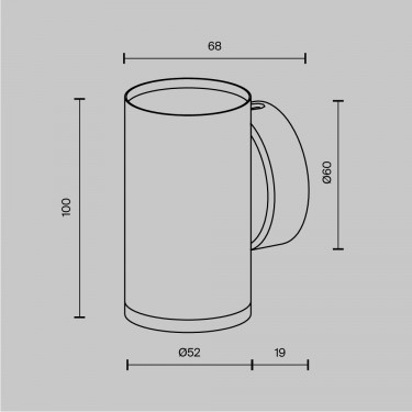 Настенный светильник (бра) FOCUS S GU10 черный C068WL-01B Настенный светильник (бра) FOCUS S GU10 черный C068WL-01B