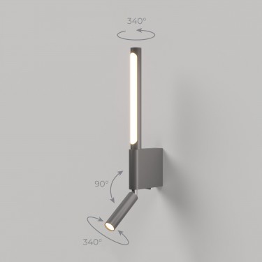Настенный светильник Sarca LED 40111/LED 3000K графит