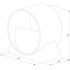 Настенный светильник Coneto MRL LED 1045 3000К черный
