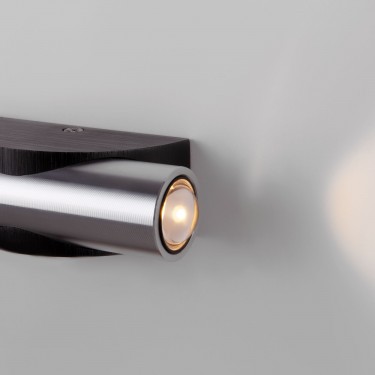 Настенный светильник Steel 40109/LED чёрный/сталь
