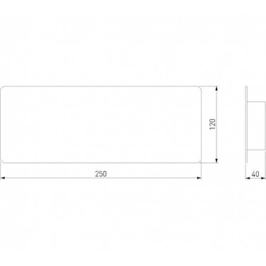 Настенный светильник Angle LED 40138/1 4200К белый