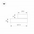 Откидной светильник SP-RONDO-FLAP-R210-20W Day4000 (WH, 110 deg)