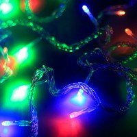 Светодиодная нить ARD-STRING-HOME-5000-CLEAR-50LED-LIVE RGB (230V, 3.5W)