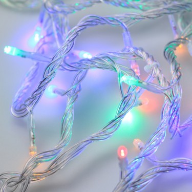 Светодиодная нить ARD-STRING-HOME-5000-CLEAR-50LED-LIVE RGB (230V, 3.5W)
