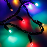 Светодиодная нить ARD-STRING-CLASSIC-10000-BLACK-100LED-LIVE RGB (230V, 7W)