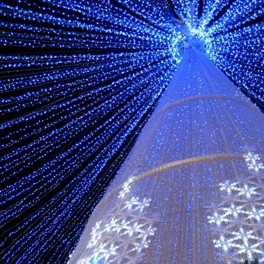 Светодиодная нить ARD-STRING-CLASSIC-10000-WHITE-100LED-FLASH BLUE (230V, 7W)
