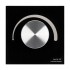 Панель SMART-P98-DIM-G-IN Black (230V, 1.5A, 0/1-10V, Rotary, 2.4G)