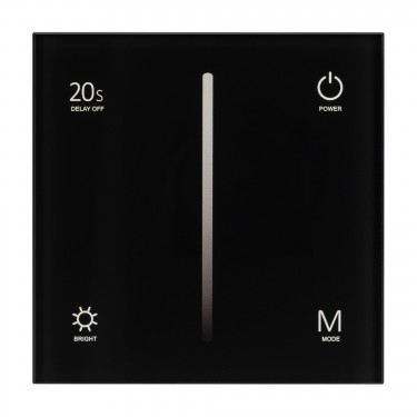 Встраиваемая панель Sens SMART-P40-DIM Black (100-240V, 1.2A, TRIAC)