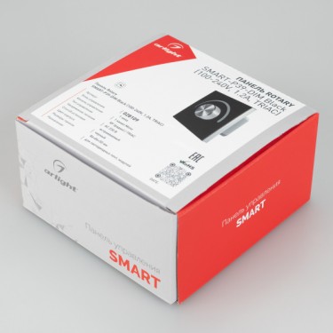 Встраиваемая панель Rotary SMART-P39-DIM Black (100-240V, 1.2A, TRIAC)