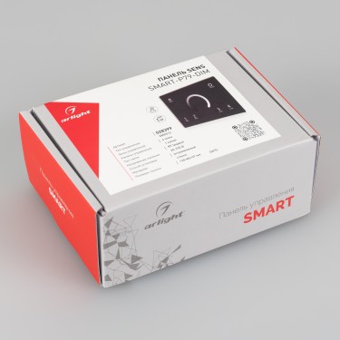 Встраиваемая панель Sens SMART-P79-DIM Black (230V, 4 зоны, 2.4G)