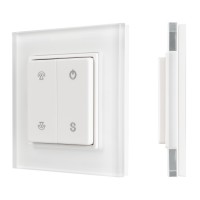 Накладная кнопочная панель SMART-P47-DIM-G-SUF (3V, 1 зона, Knob, 2.4G)