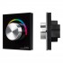 Встраиваемая панель SMART-P8-RGB-G-IN Black (12-24V, 3x4A, Rotary, 2.4G)