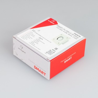Встраиваемая панель SMART-P4-DIM-G-IN White (12-24V, 4x3A, Sens, 2.4G)