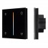 Встраиваемая панель SMART-P21-MIX-G-IN Black (12-24V, 4x3A, Sens, 2.4G)
