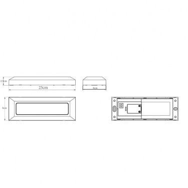 Фасадный светильник Tipico 5W 3000/4500/6500K A1505AL-1BK