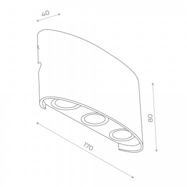 Настенный светильник Bisello 6W 4000K SL089.401.06