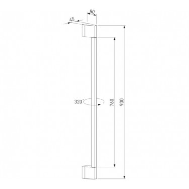 Уличный настенный светильник Argos 35122/D 8W 4000K