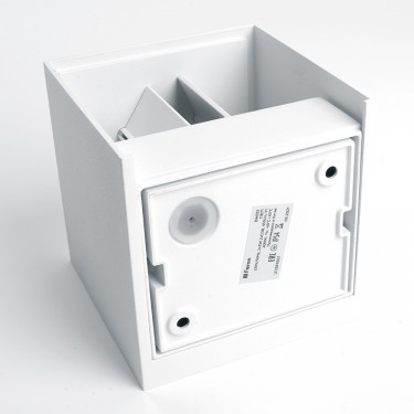 Фасадный светильник 2×3W 3000K белый Feron DH012 48097