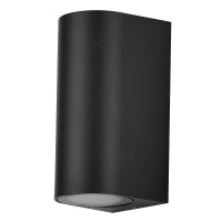 Уличный настенный светильник GU10 черный Feron DH023 51308 Уличный настенный светильник GU10 черный Feron DH023 51308