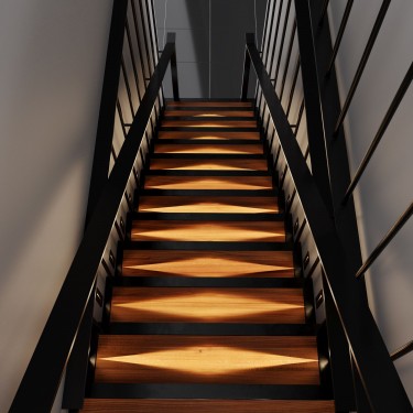 Светильник для подсветки лестниц Step 8 40108/Led черный