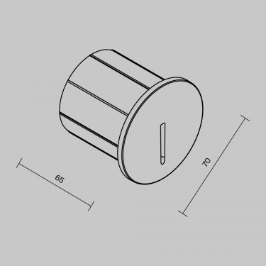 Светильник для подсветки лестниц Замок/Lock 3000К 3Вт O014SL-L3W3K