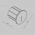 Светильник для подсветки лестниц Замок/Lock 3000К 3Вт O014SL-L3B3K