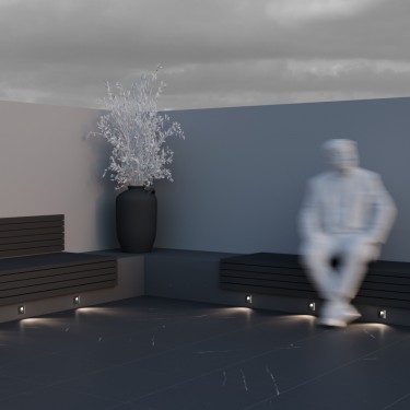 Светильник для подсветки лестниц Via Urbana 4000К 3Вт O022-L3GR