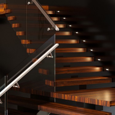 Светильник для подсветки лестниц Step 7 MRL LED 1109 черный