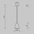 Подвесной светильник Pilastro GU10 MOD430PL-01CM