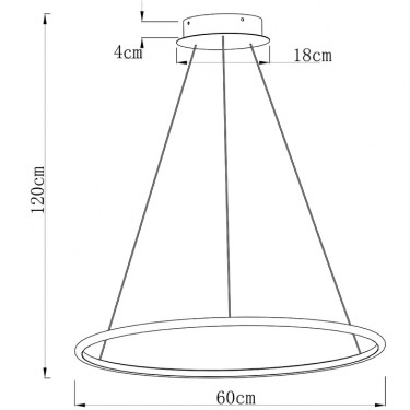 Подвесной светильник Rapid 36W 4000K A2500SP-1BK Подвесной светильник Rapid 36W 4000K A2500SP-1BK