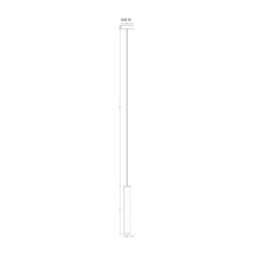Подвесной светильник Hubble 10W 3000K A6811SP-1WH