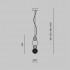 Подвесной светильник Collar P069PL-L17CH3K