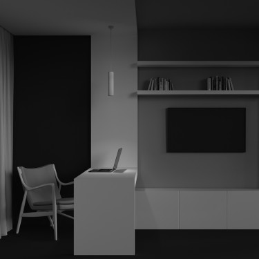 Подвесной светильник Focus Design GU10 белый P038PL-01W