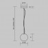 Подвесной светильник Базовая текстура/Basic Texture GU10 MOD461PL-01BG