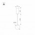 Подвесной светильник SP-BEADS-HANG-R130-10W Day4000 (BK-GD, 250 deg, 230V)