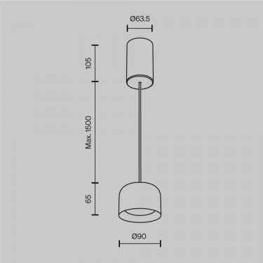 Подвесной светильник Comfy 3000K 12Вт P113-L12-3K-W