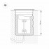 Подводный светильник KT-AQUA-R85-7W Warm3000 (SL, 25 deg, 12V)