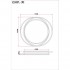 Потолочный светильник 100W 3000-6500K Sonny A2688PL-1WH