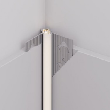 Встраиваемый угловой профиль ARH-DECORE-S6-INT-2000 ANOD внутренний